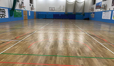SuperCamps school holiday childcare at Pimlico Academy Indoor Sports Halls